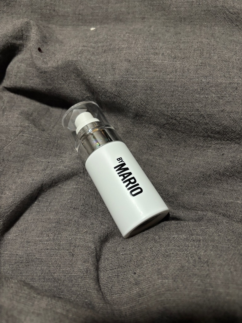 Makeup By Mario White Airless Pump Primer Bottle